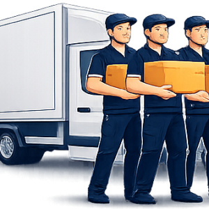 3 men and van hire London - large house removals